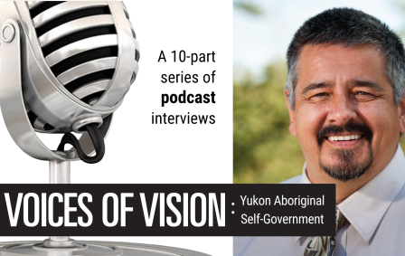Speaker graphic for the Voices of Vision Podcast series