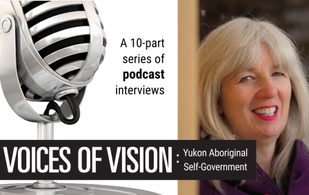 Speaker graphic for the Voices of Vision Podcast series
