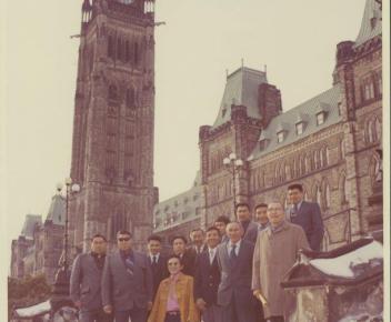 First Nations Chiefs at the Parliament