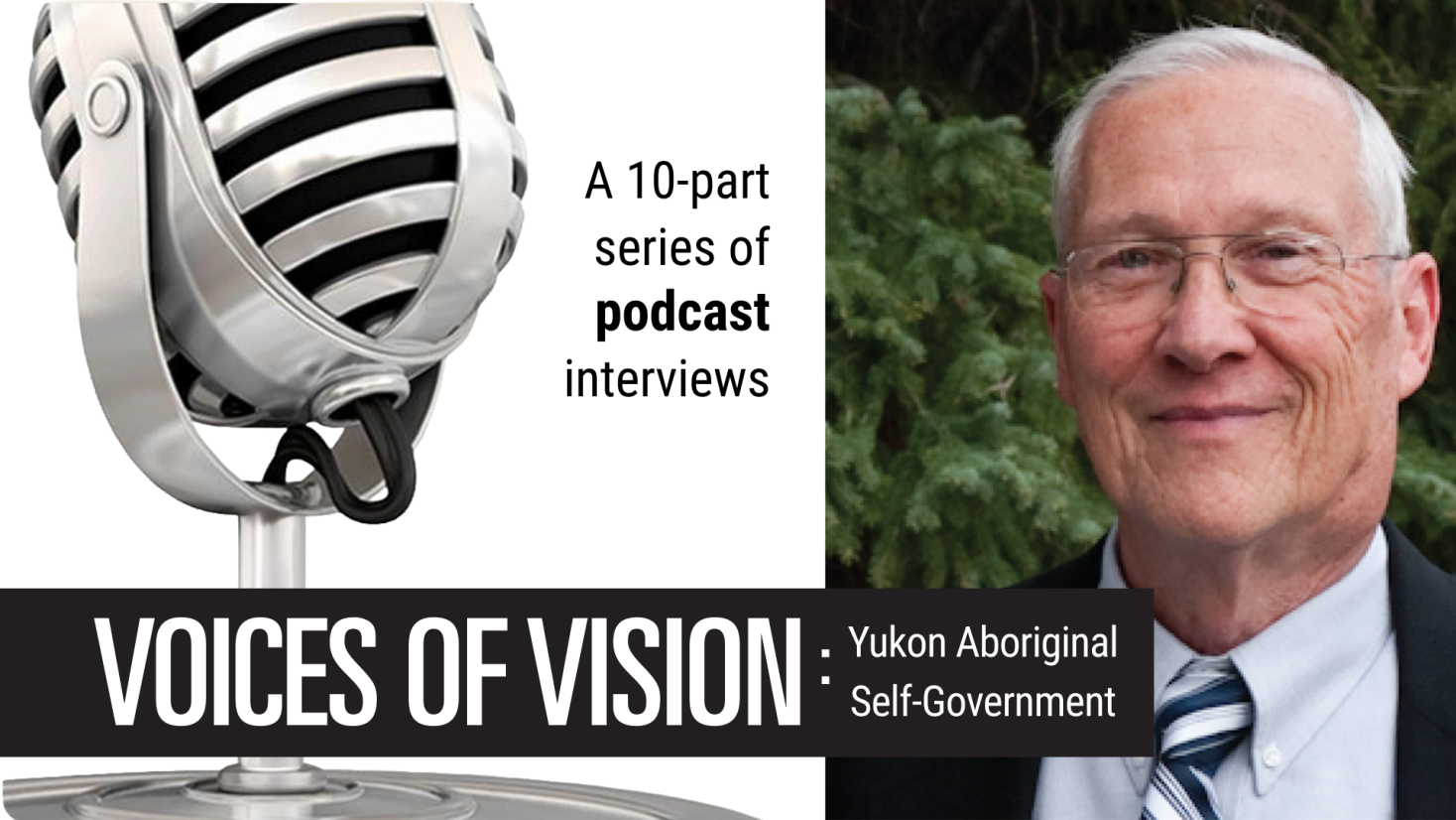 Speaker graphic for the Voices of Vision Podcast series