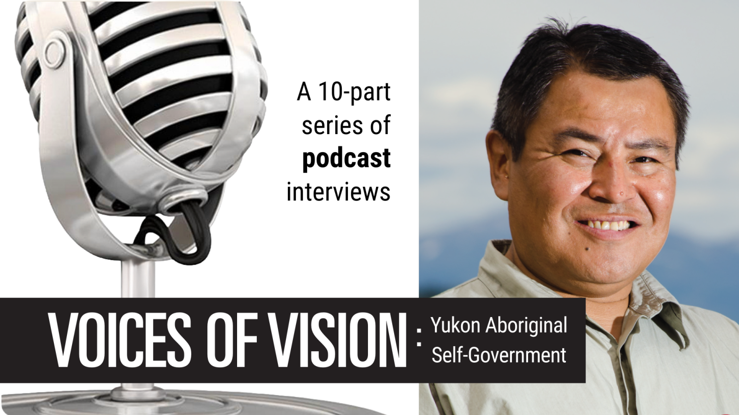 Speaker graphic for the Voices of Vision Podcast series
