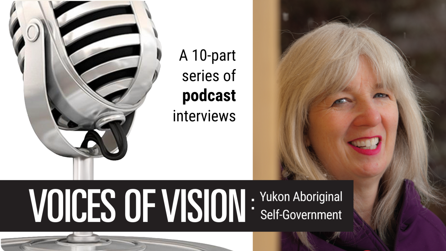 Speaker graphic for the Voices of Vision Podcast series