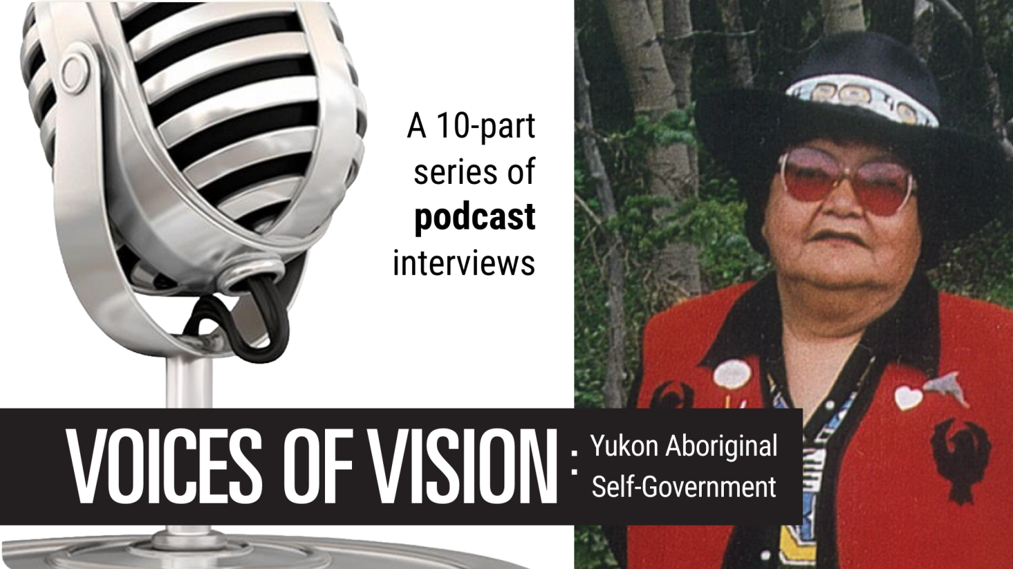Speaker graphic for the Voices of Vision Podcast series