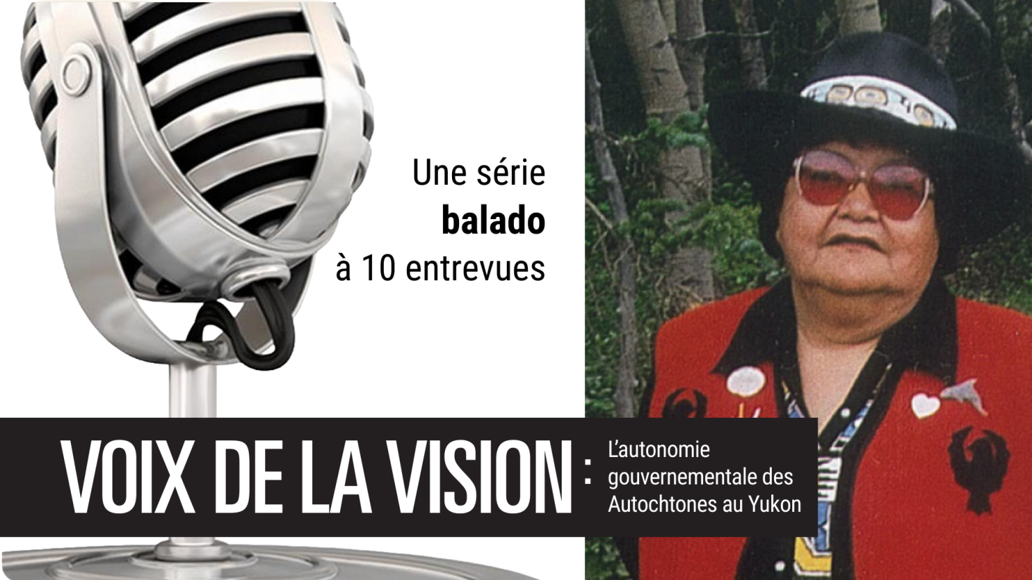 Speaker graphic for the Voices of Vision podcast series