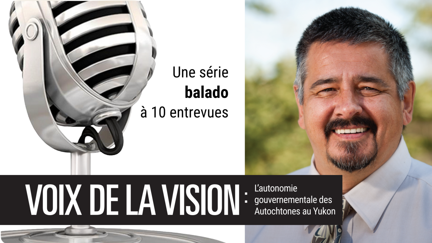 Speaker graphic for the Voices of Vision podcast series